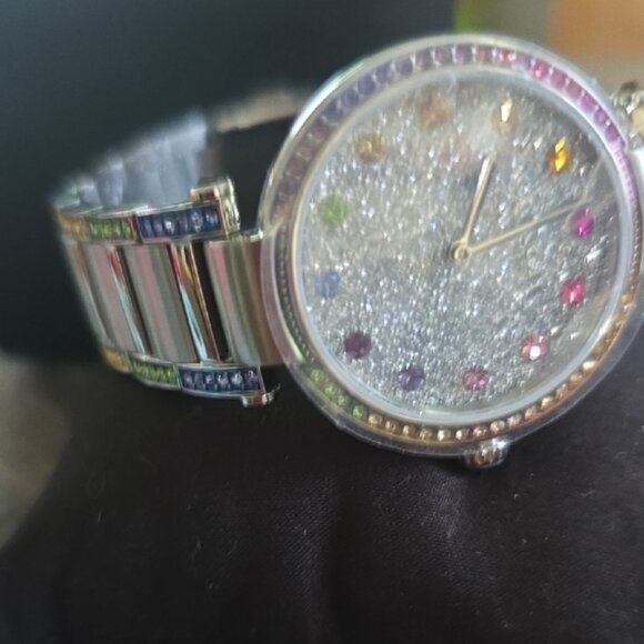Coach Silver Watch with Sparkling Face and Metallic Band main image 7